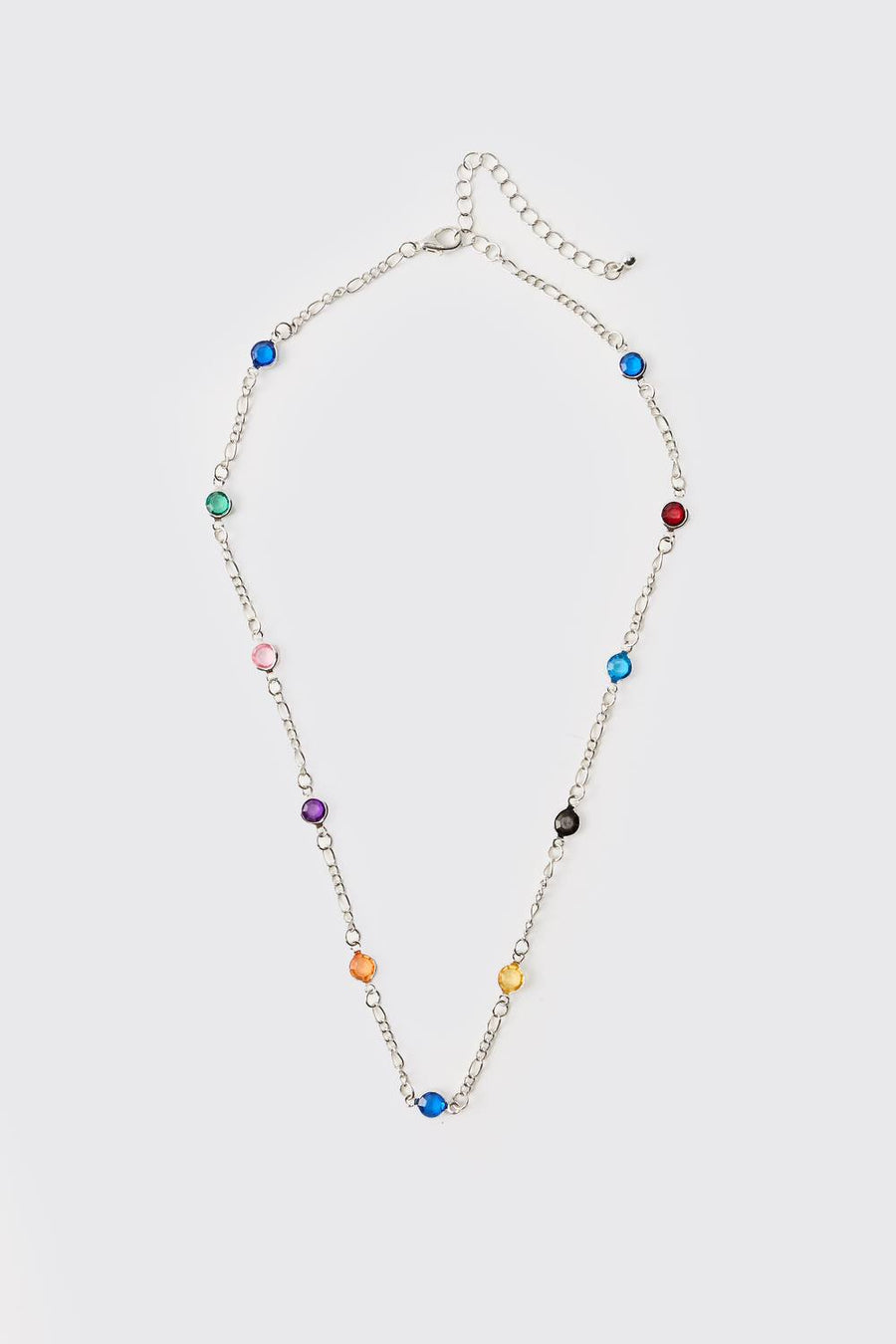 Gem Necklace | Silver