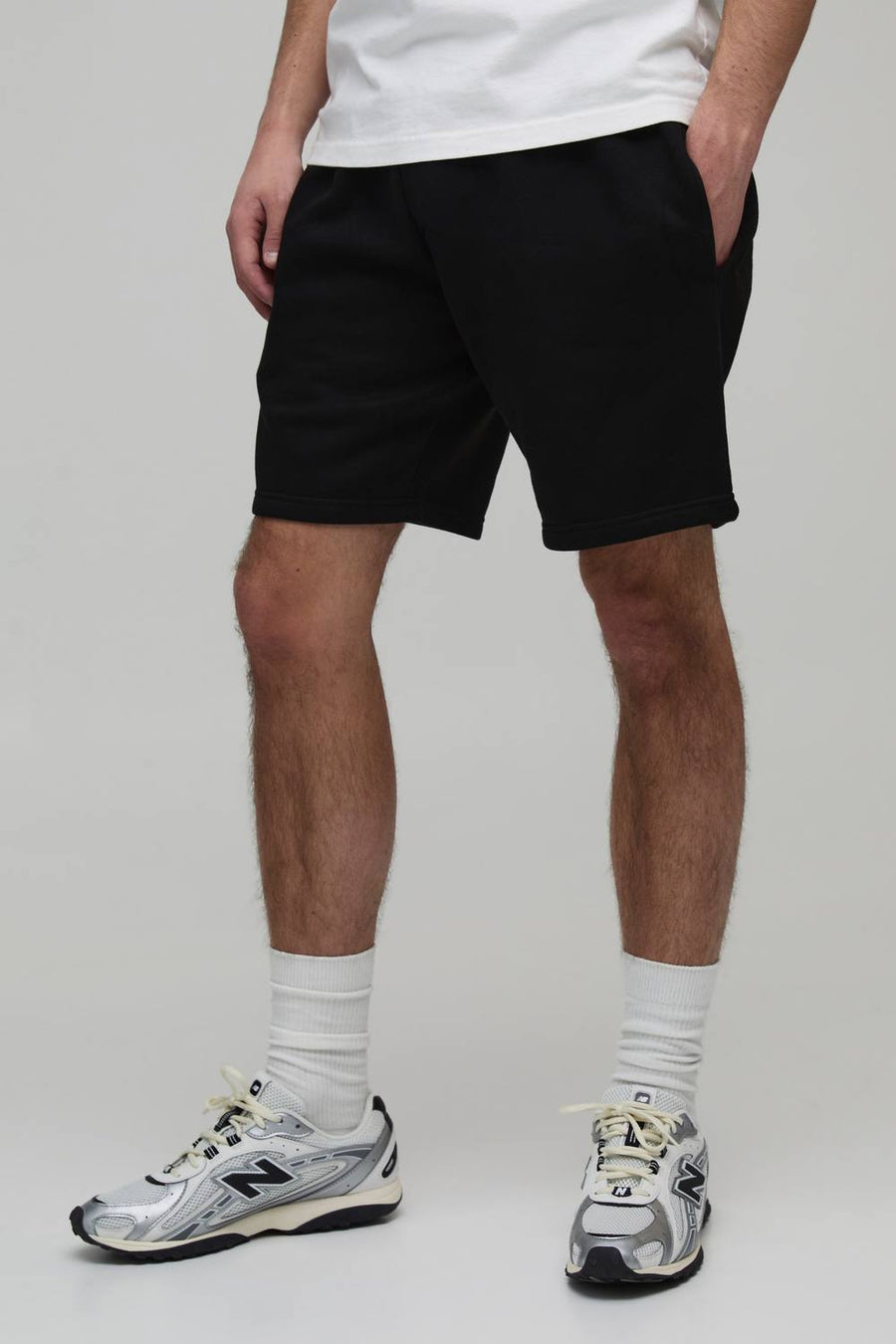Essential Relaxed Fit Jersey Short | Black | Size Medium