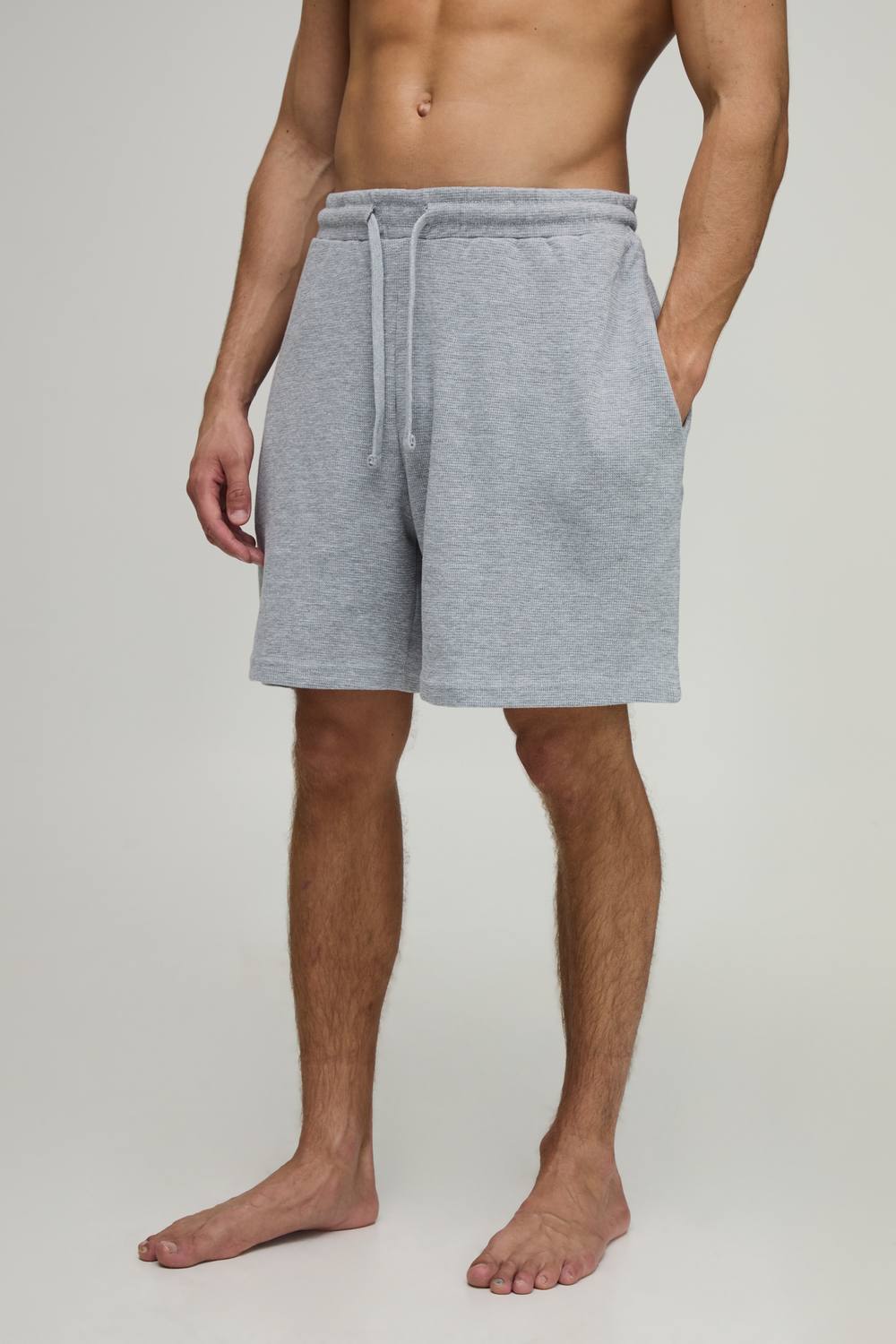 2 Pack Waffle Baggy Shorts | Size Medium