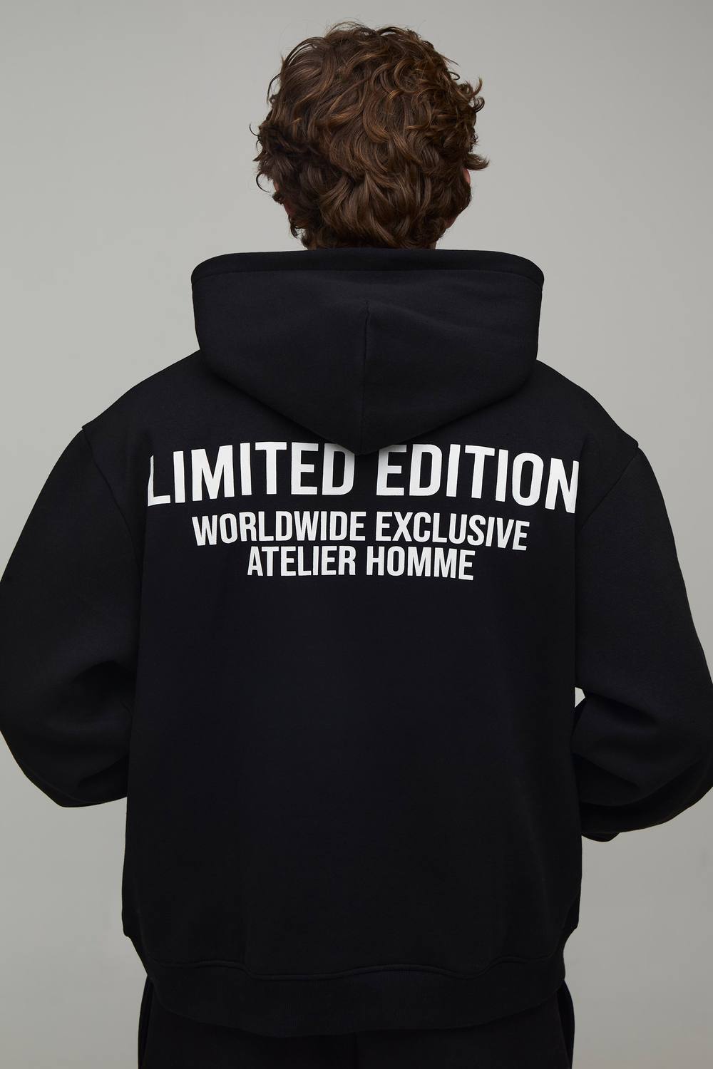 Oversized Limited Edition Over The Head Hoodie | Black | Size Medium