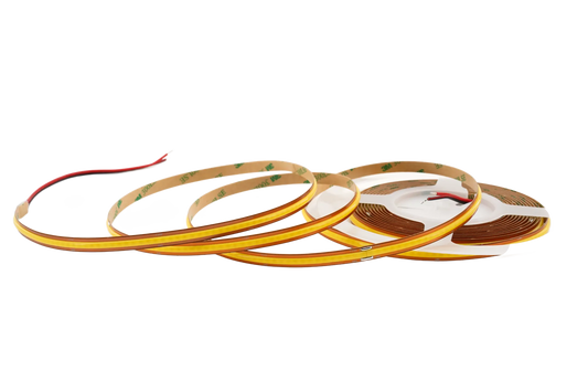 COB Free Cut LED Streifen 8 mm – 528 LEDs/m, 24V, 13W/m, 920 lm/m, 5m – Neutralweiß 4000K CRI>90, IP65 Wasserfest