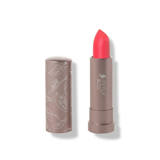 Cocoa Butter Matte Lipstick + Fruit Pigments - Prickly Pear - Lippenstift