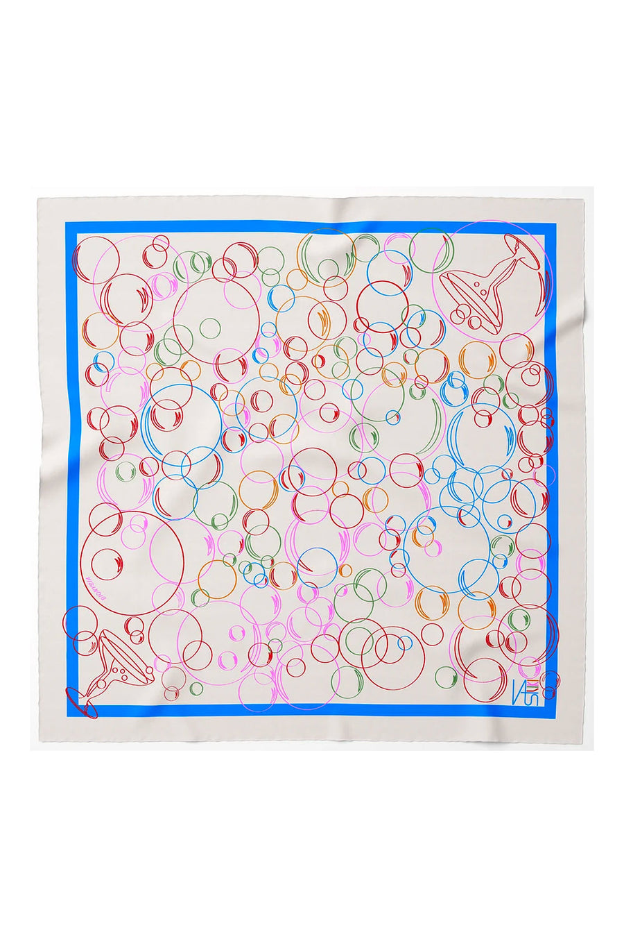 Vasiliki Design Confetti Silk Scarf
