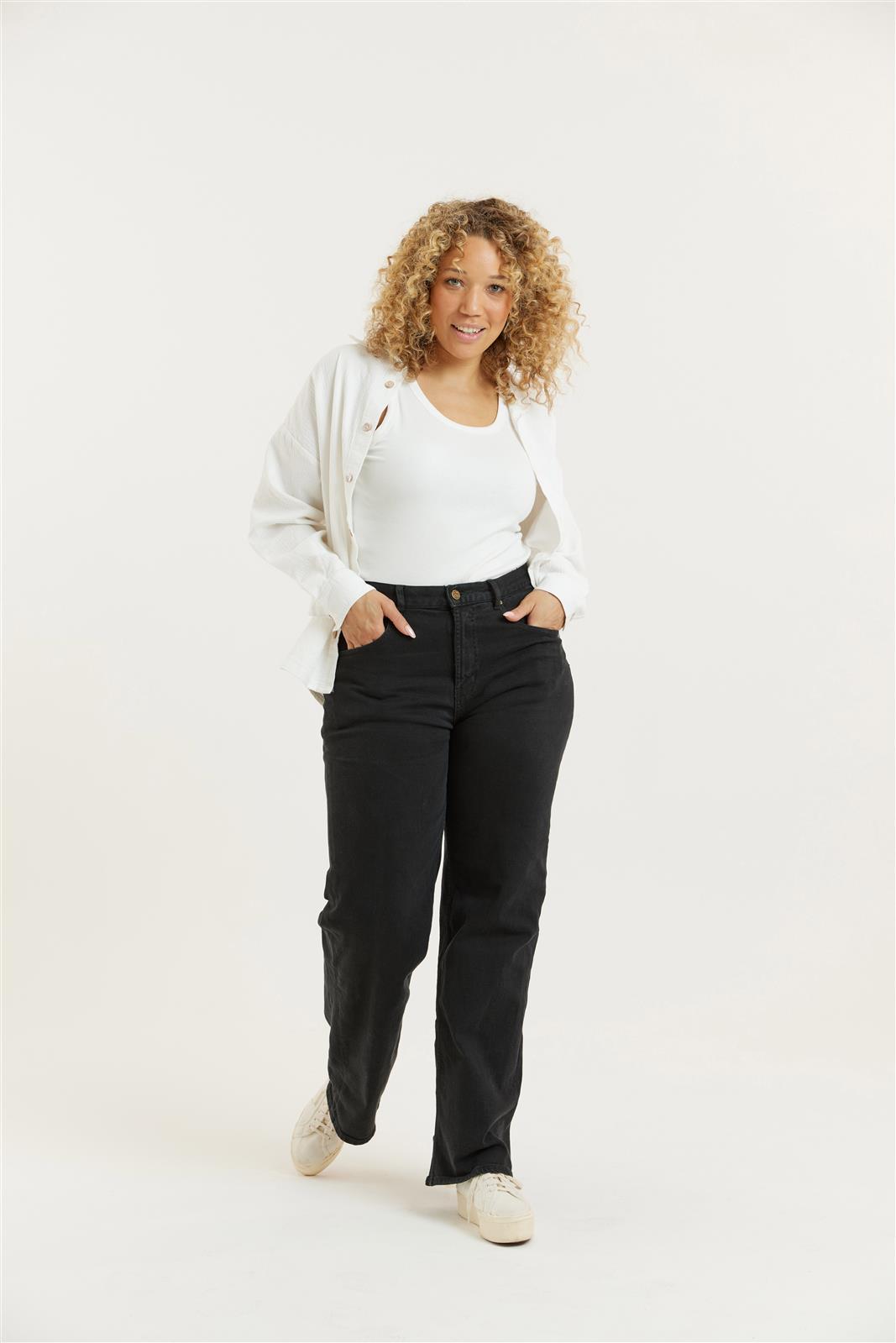 Tencel Wide Leg Hose Modell: Etta