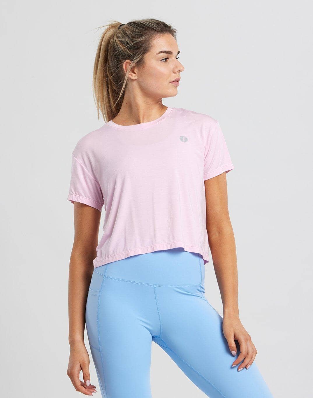 Crucial Tee in Pastel Pink - XS/8 / Pastel Pink
