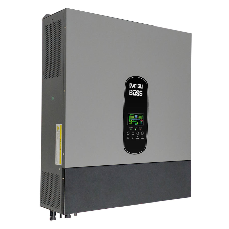 DATOUBOSS 11KW Hybrid Inverter 48V, Hybrid Solar Inverter On Grid, Supports Battery-Free Operation, 48V DC to 220/230V AC, BMS Protection - 1 Pack