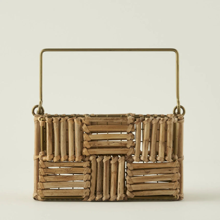 Dawn Rattan Flatware Stand
