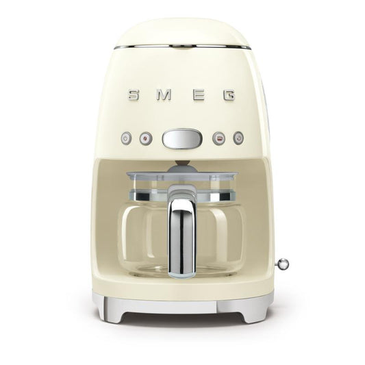 Smeg DCF02CRUK Drip Coffee Machine in Cream