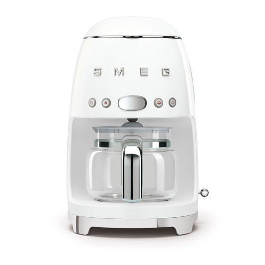 Smeg DCF02WHUK Drip Coffee Machine in White