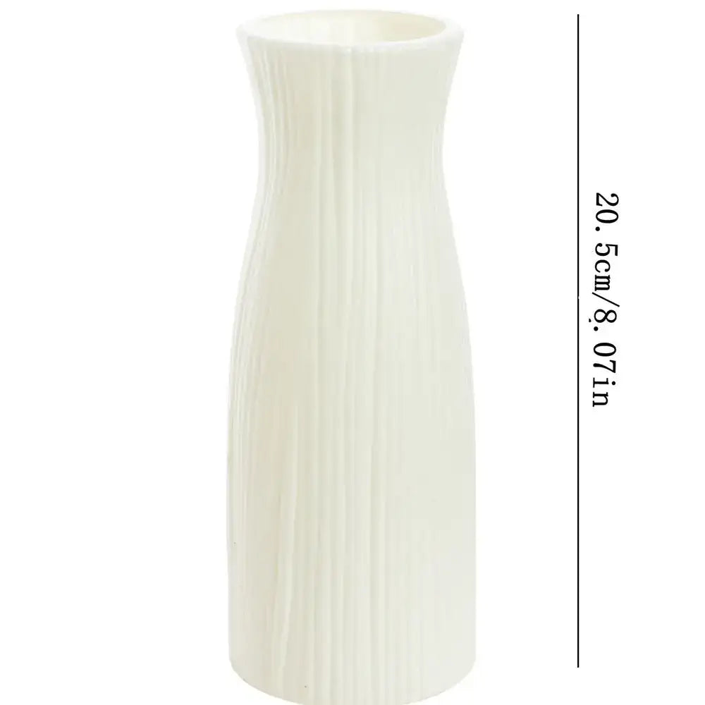 White Plastic Vase Imitation - Color 1