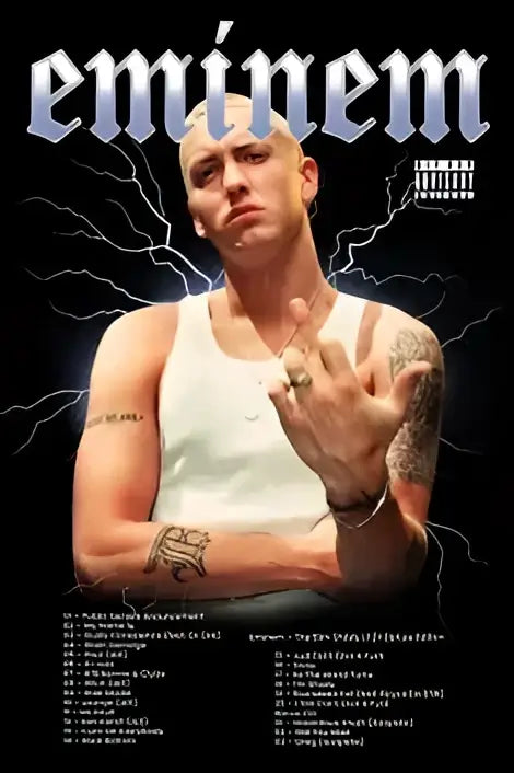 Eminem Music Wall Art - S / 20X30CMNoFrame