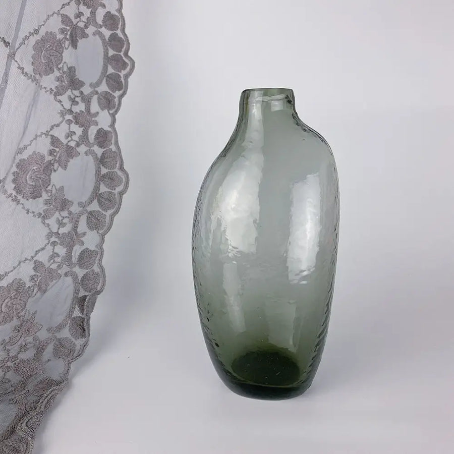 Amber Zen Glass Vase Set - 5.5X4.5X20CM-1