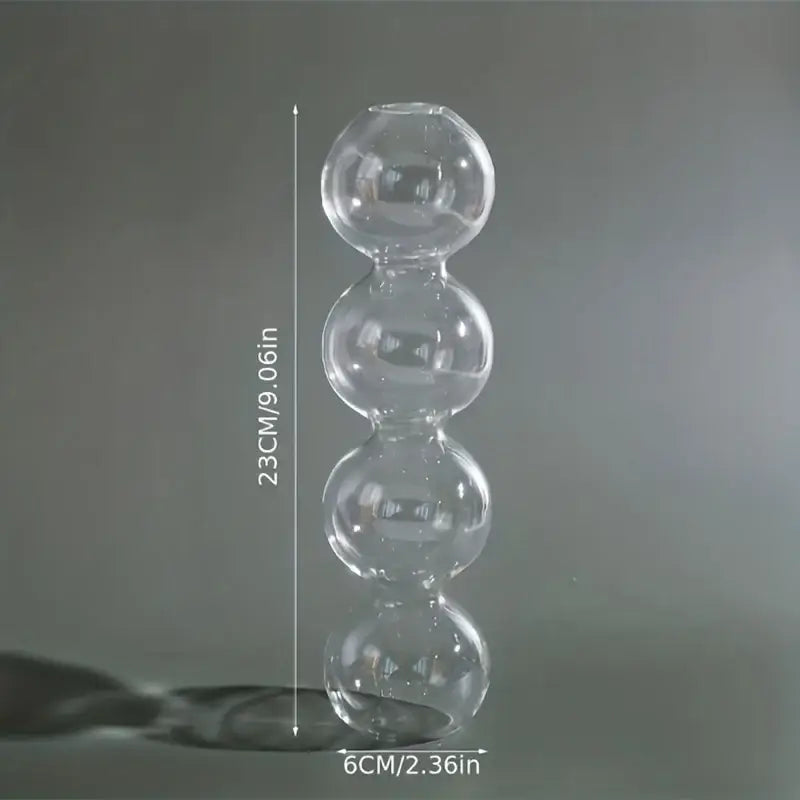 Modern Glass Bubble Vase - M size 1pc
