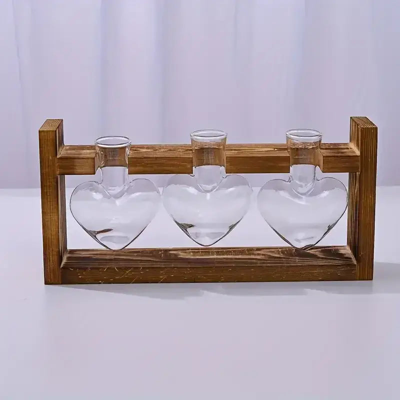 Heart Hydroponic Glass Vase - L / CHINA