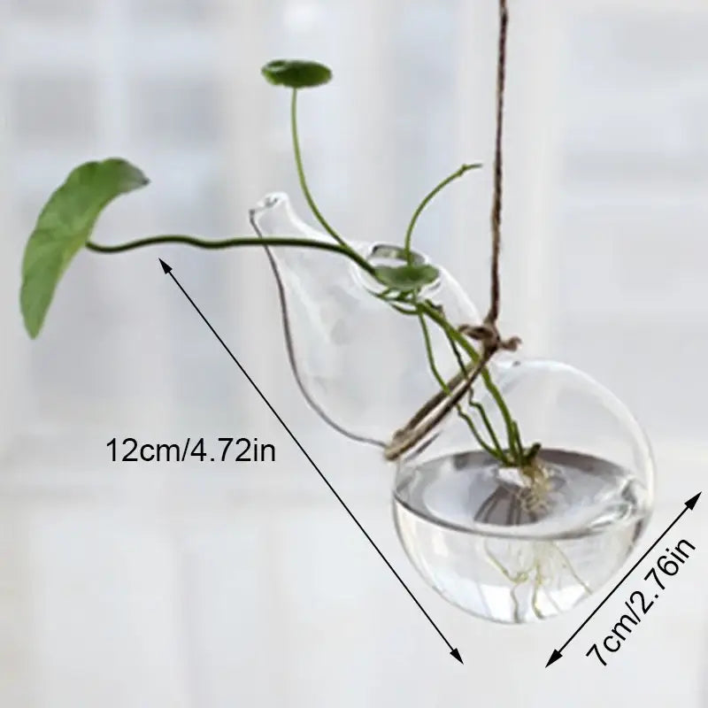 Clear Glass Angel Vase - B16