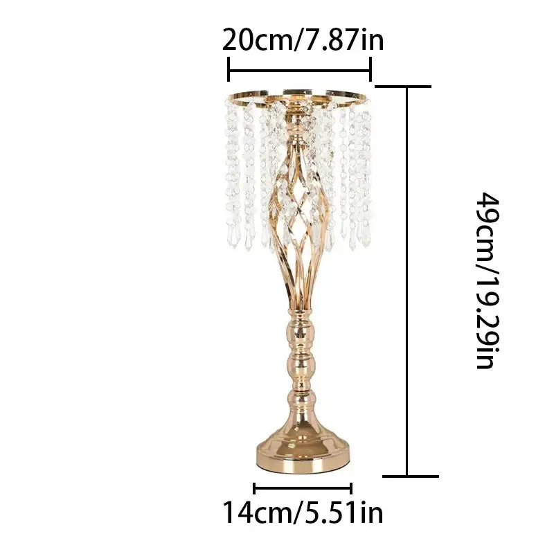 Gold Iron Flower Rack - 02