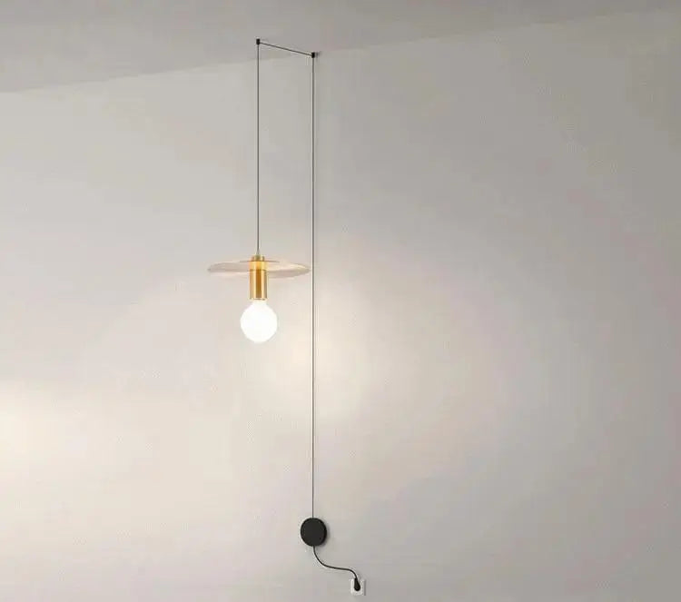 Brass Geometric Pendant Light - A. 2 Hooks - Hardwired