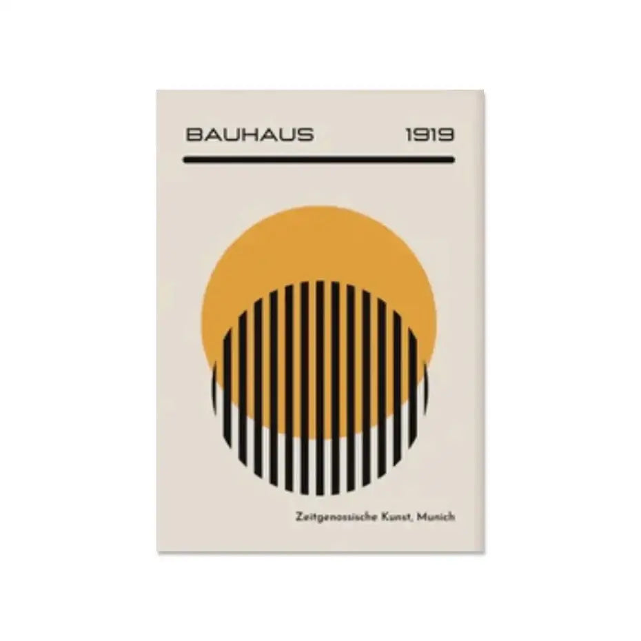 Bauhaus Canvas Wall Posters - A / 20x30cm no frame