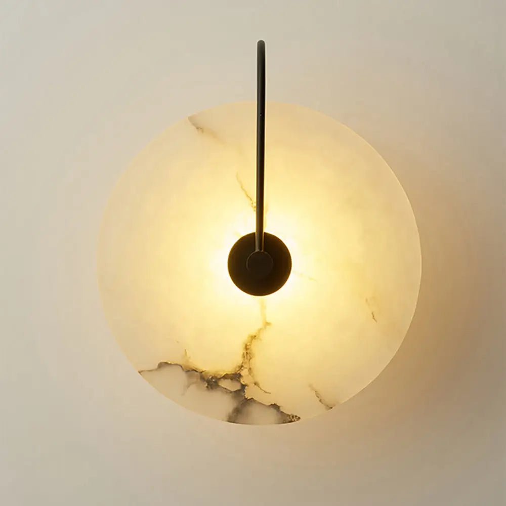 Onyx Marble Wall Sconce - Black / Medium (16 cm / 6.2″)