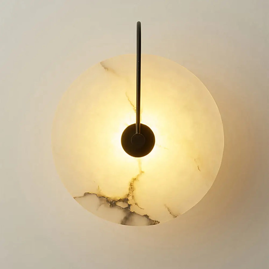 Onyx Marble Wall Sconce - Black / Medium (16 cm / 6.2″)