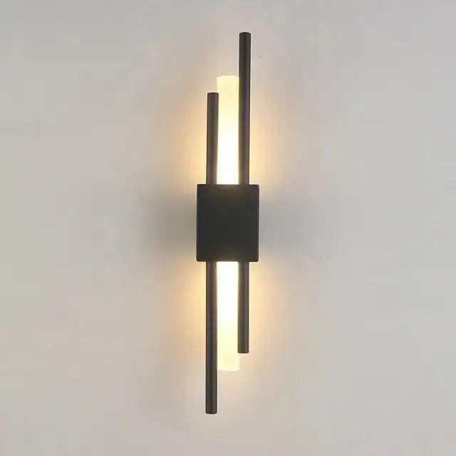 Black Modern Wall Lamp - Matte Black