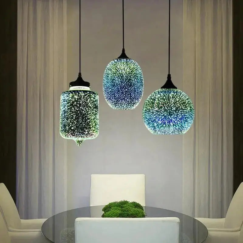 Starburst Glass Pendant Light - Classic