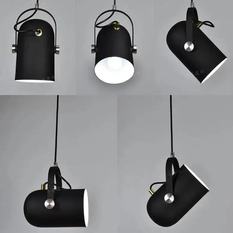 Metallic Pendant Kitchen Light - Black / Black