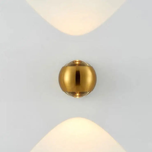 Brass Moroccan Wall Lamp - Gold