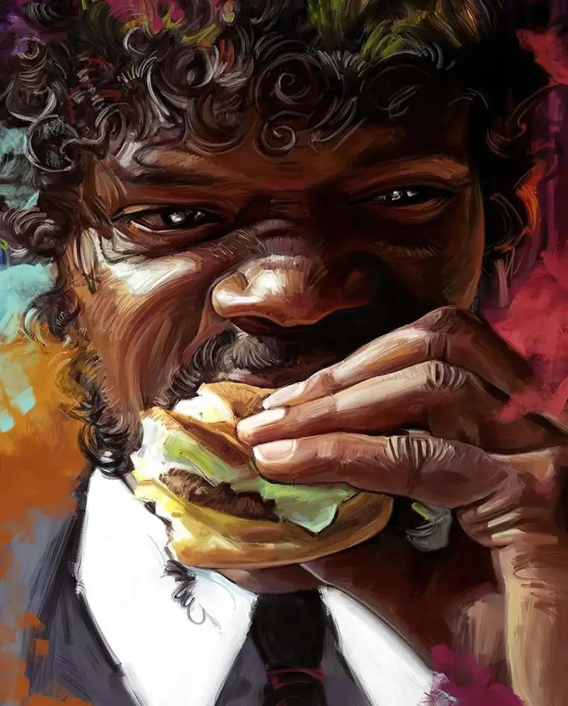 Canvas Pulp Fiction Art - Chocolate / 50x70cm No Frame