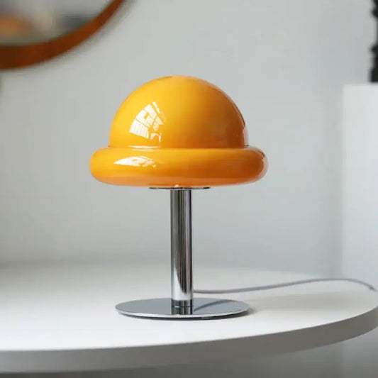 Bauhaus Mushroom Table Lamp - Orange