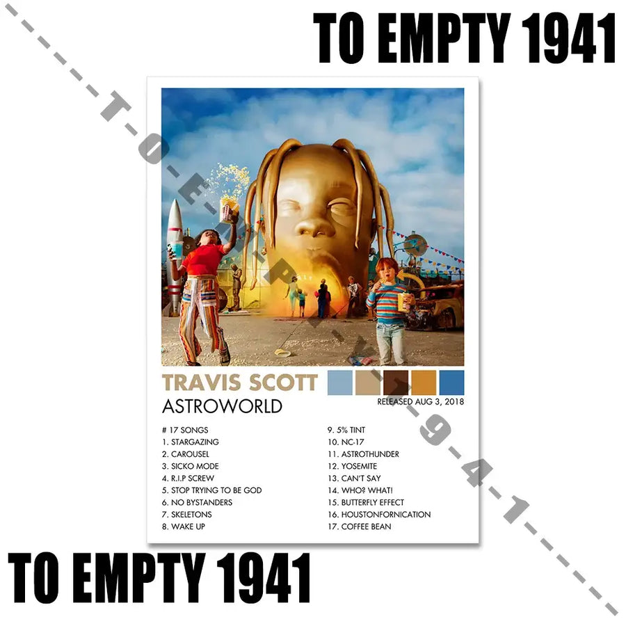 Framed Music Album Posters - 70X100cm Unframed / 2