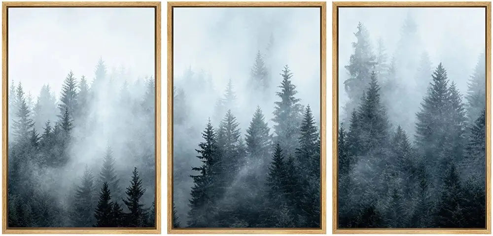 Misty Blue Canvas Set - 3pcs-01 / 20x30cm