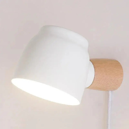 Gray Quilted Wall Sconce - White