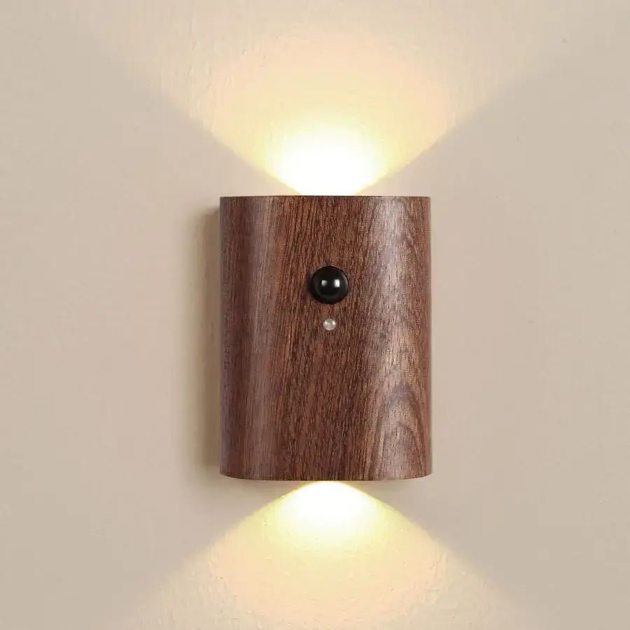 Dark Wood Motion Sconce - Dark Wood