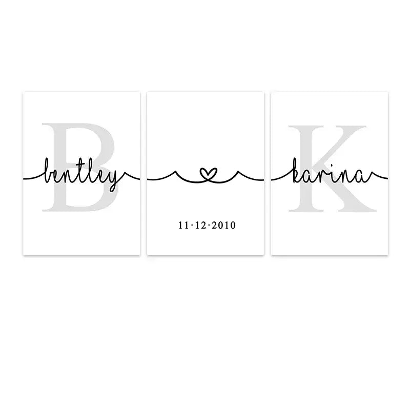 Black Gray Art Set - 21x30cm (unframed) / Pattern01