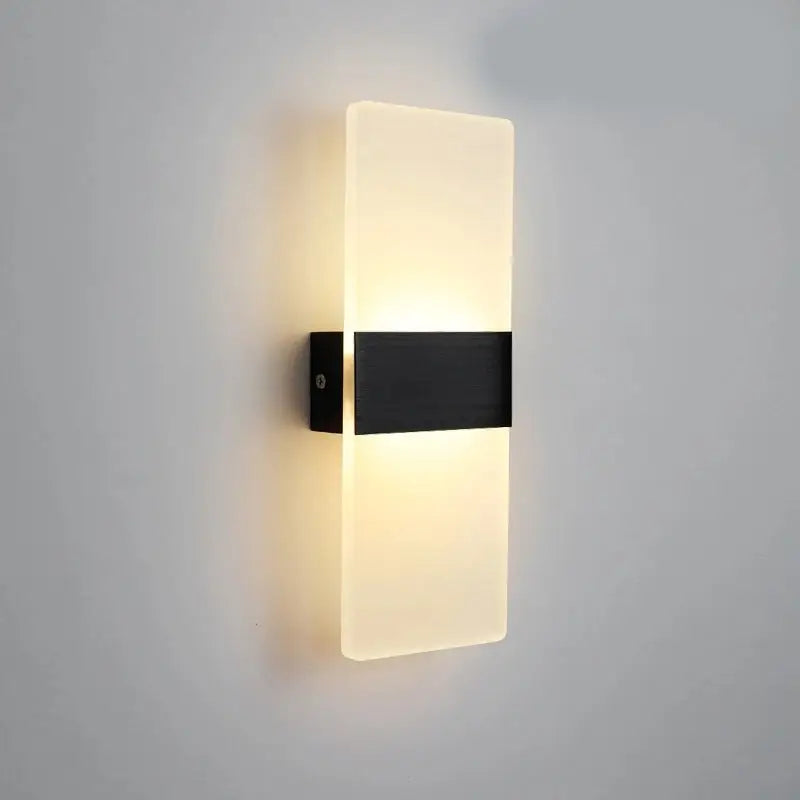 Black Rechargeable Wall Sconce - Black / Touch Dimming