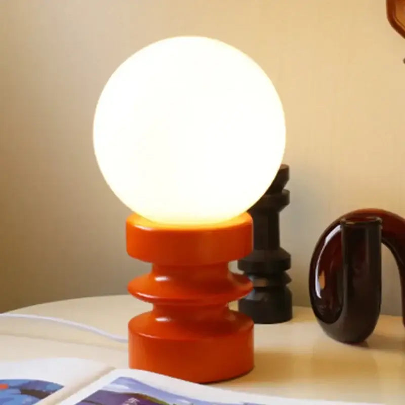 Orange White USB Lamp - Orange