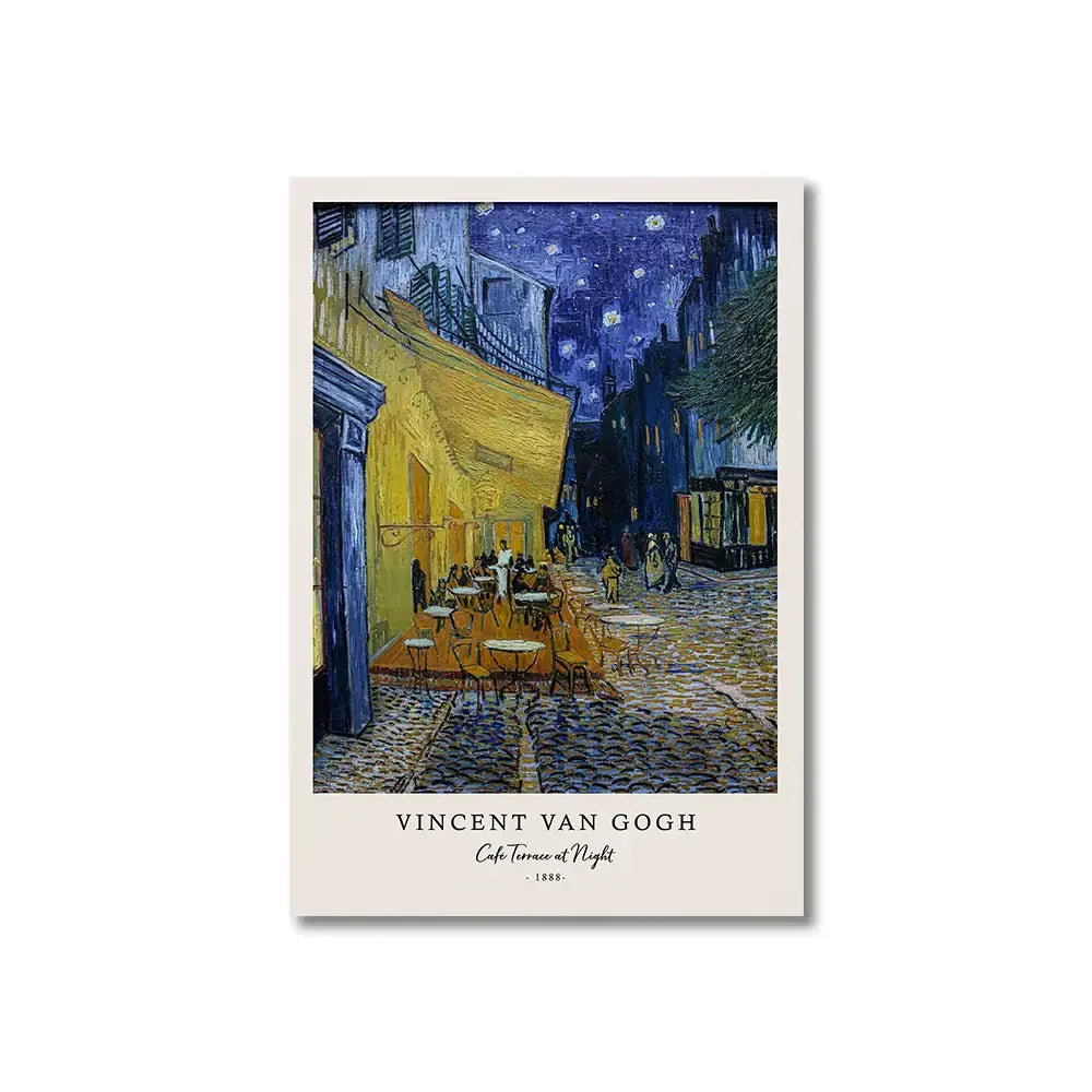 Canvas Starry Night Posters - 11 / 30x40cm No Framed