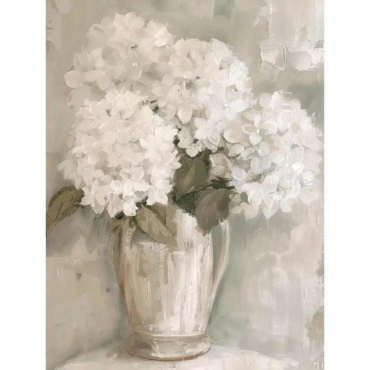 Vintage floral vase framed wall art set of 6 living room decor - 9 / 40X60cm Unframed