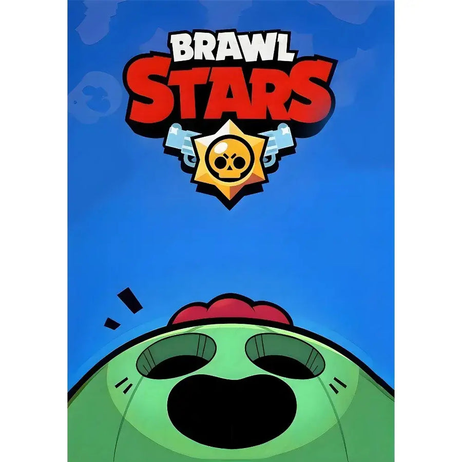 Vintage colorful brawl stars game poster game room wall art - z1 / 15X20cmNoframe