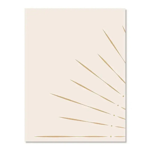 Beige Gold Triptych Posters - 01 / 40x50cm No Frame