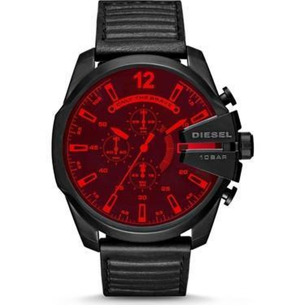 Diesel DZ4460 Mega Chief Chronograph Quartz Red Dial Men's Watch