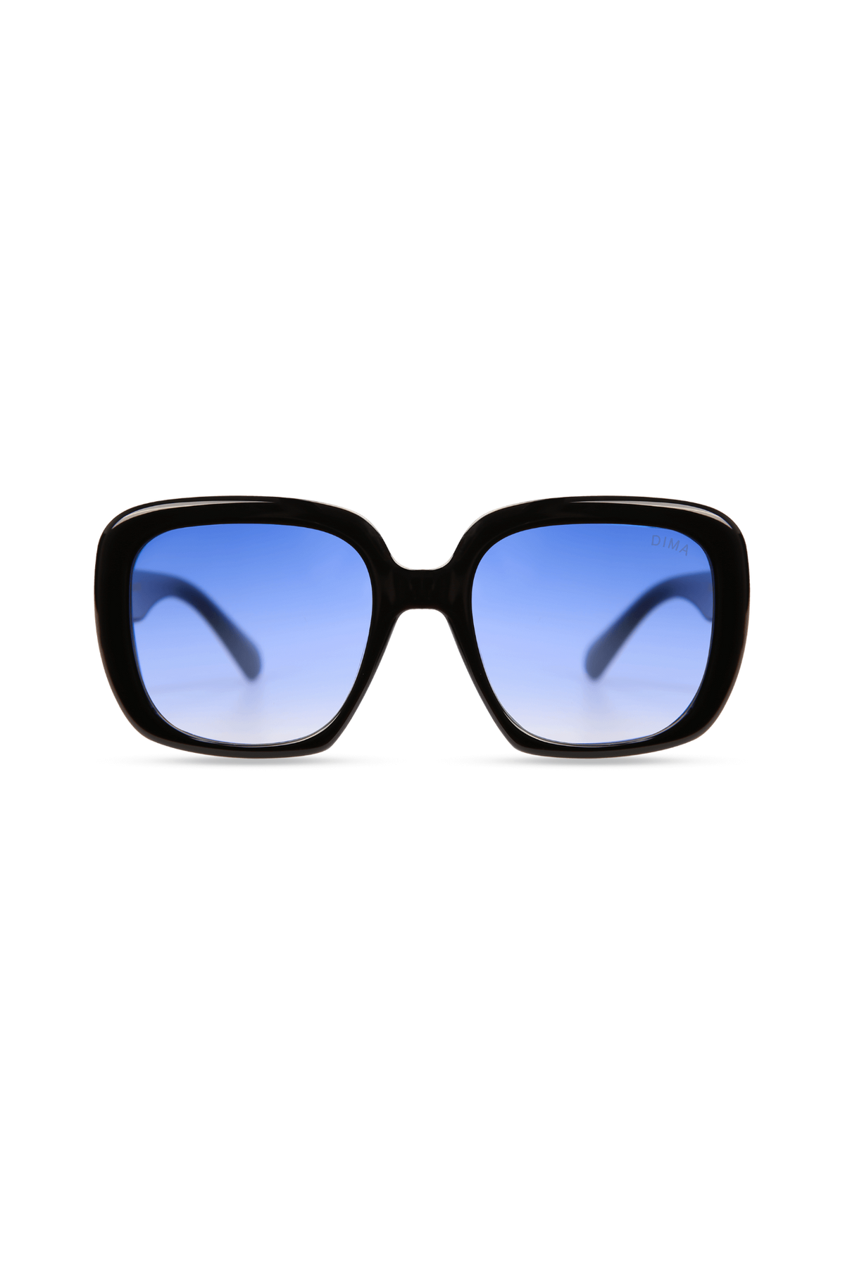 Amelia - Black + Blue Gradient Lens