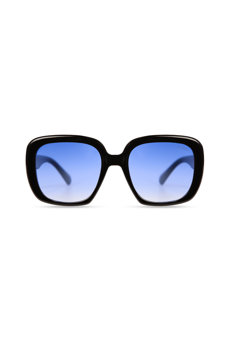 Amelia - Black + Blue Gradient Lens