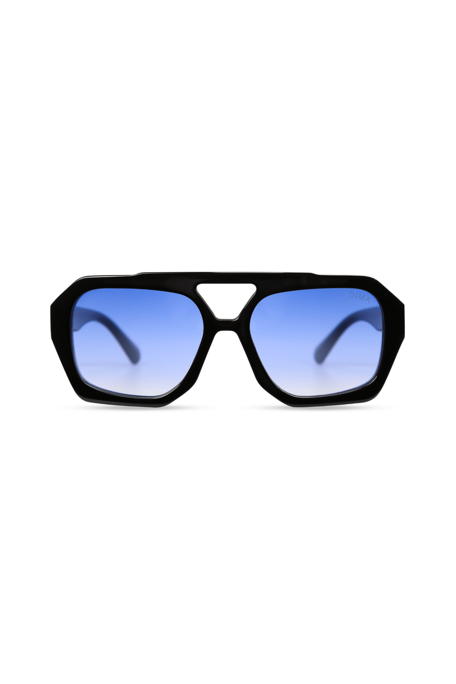 Beth - Black + Blue Gradient Lens