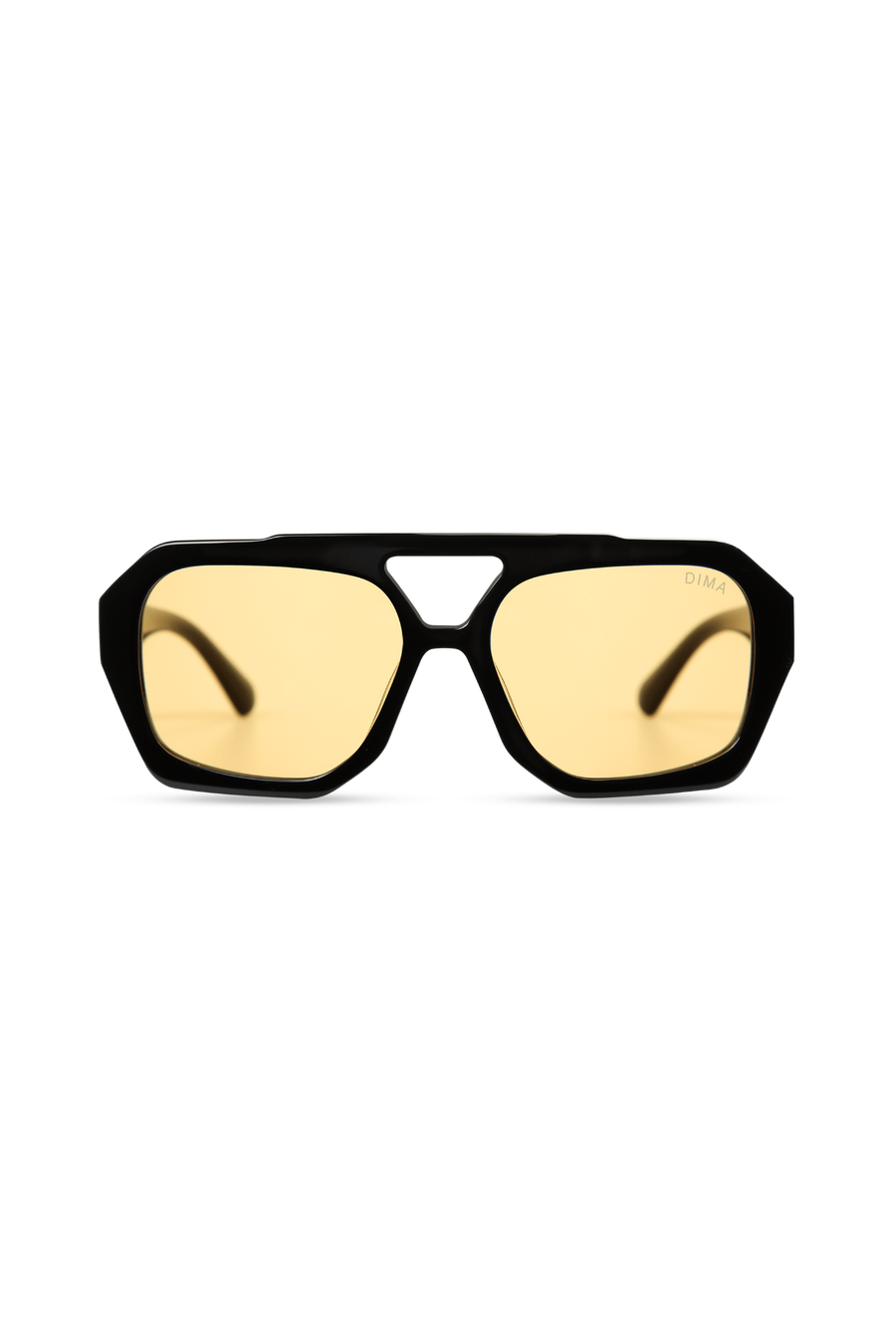 Beth - Black + Yellow Lens