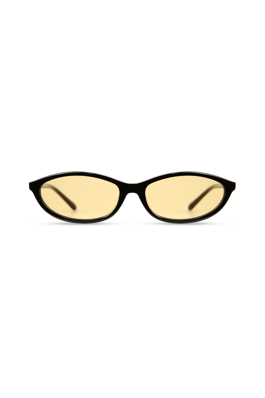 Dina - Black + Yellow Lens