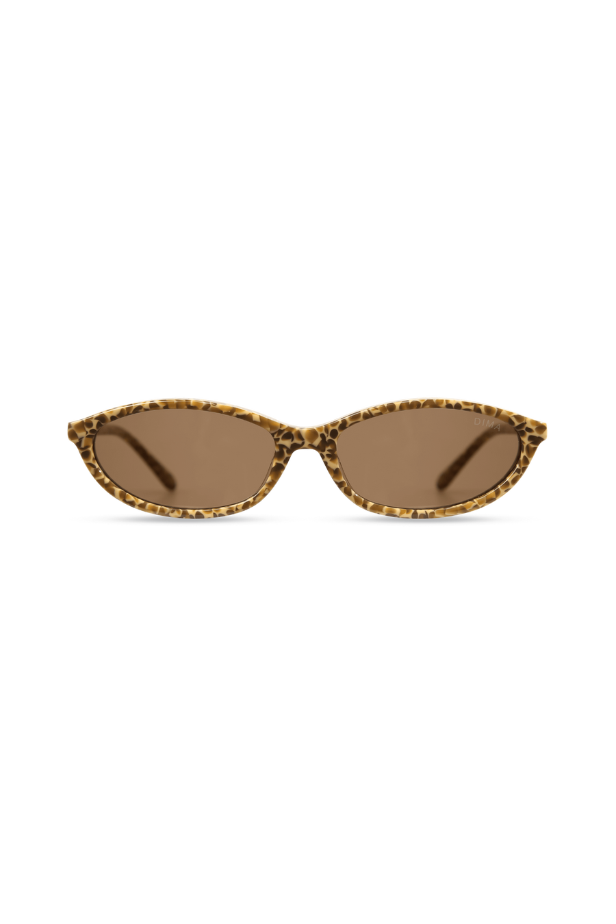 Dina - Brown Blocks + Brown Lens / Standard Lens