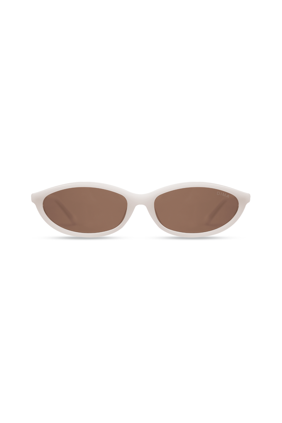 Dina - Milky White + Brown Lens / Polarized Lens