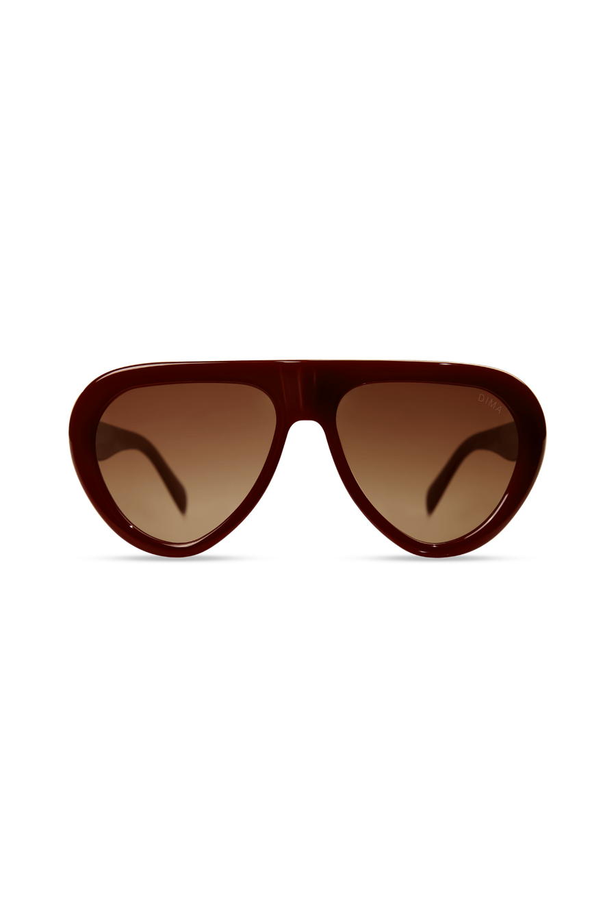 Aggie - Maroon + Brown Gradient Lens